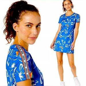 ADIDAS × FARM RIO Butterfly DRESS Sporty Athletic Shirt Dress